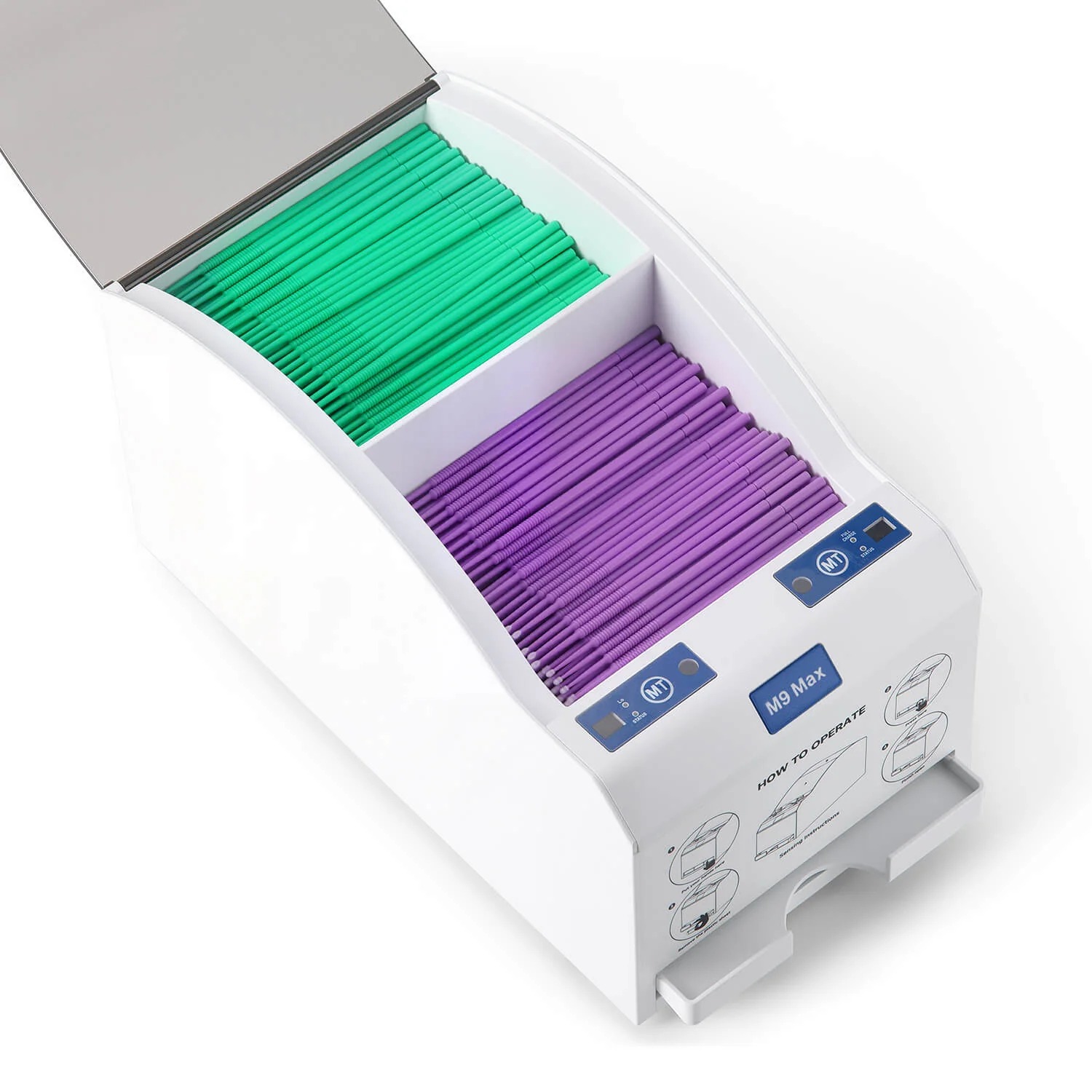 Dental Brush and Rod Sensor Storage Bins